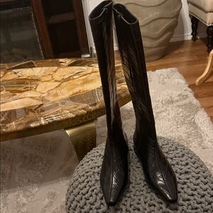 Gianni Bini Black Knee High Boots